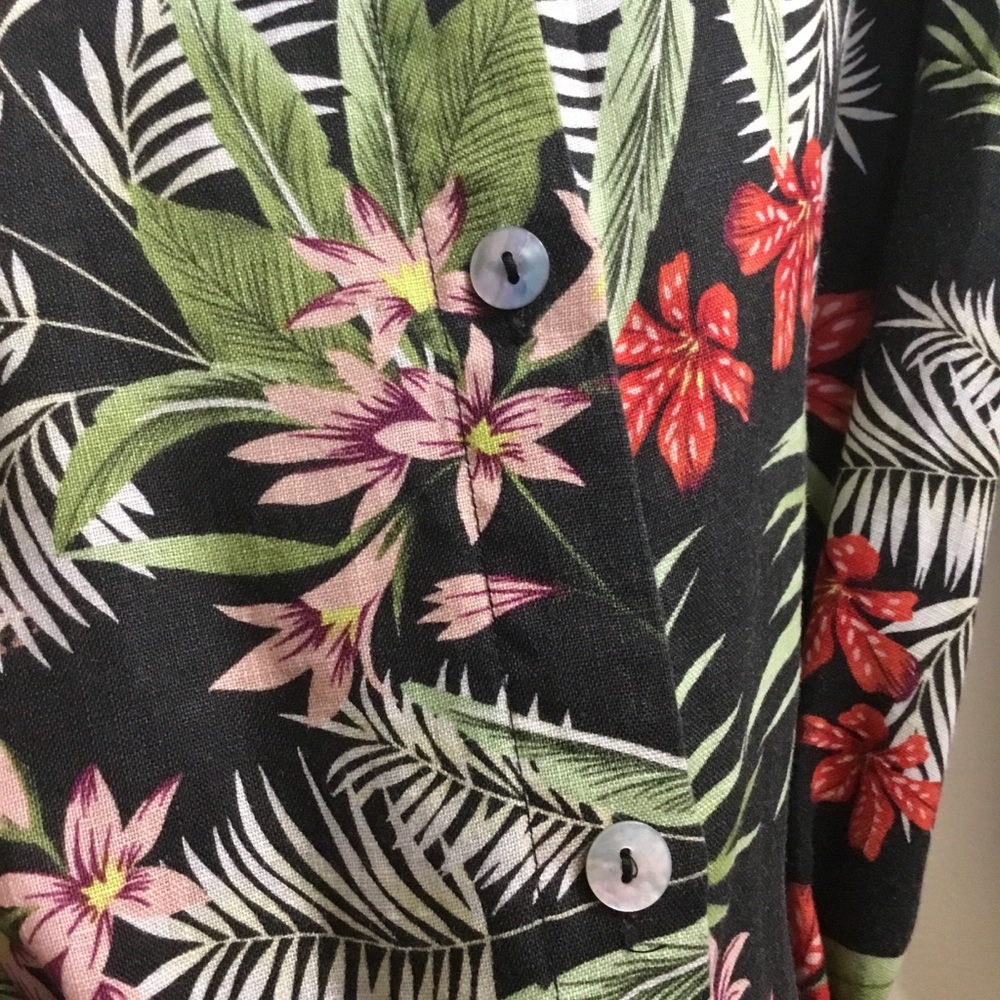 VICCI Germany 🇩🇪 100% linen tropical tunic dress - Picture 11 of 16
